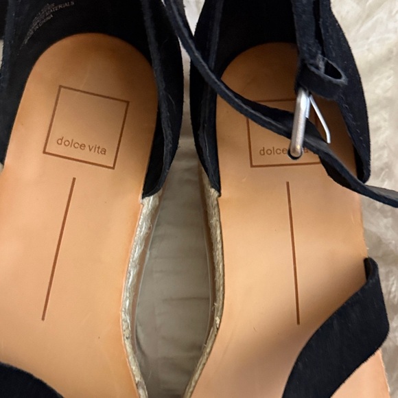 Dolce Vita - Black Espadrille Sandals - EUC like new - 8.5 - Picture 3 of 7